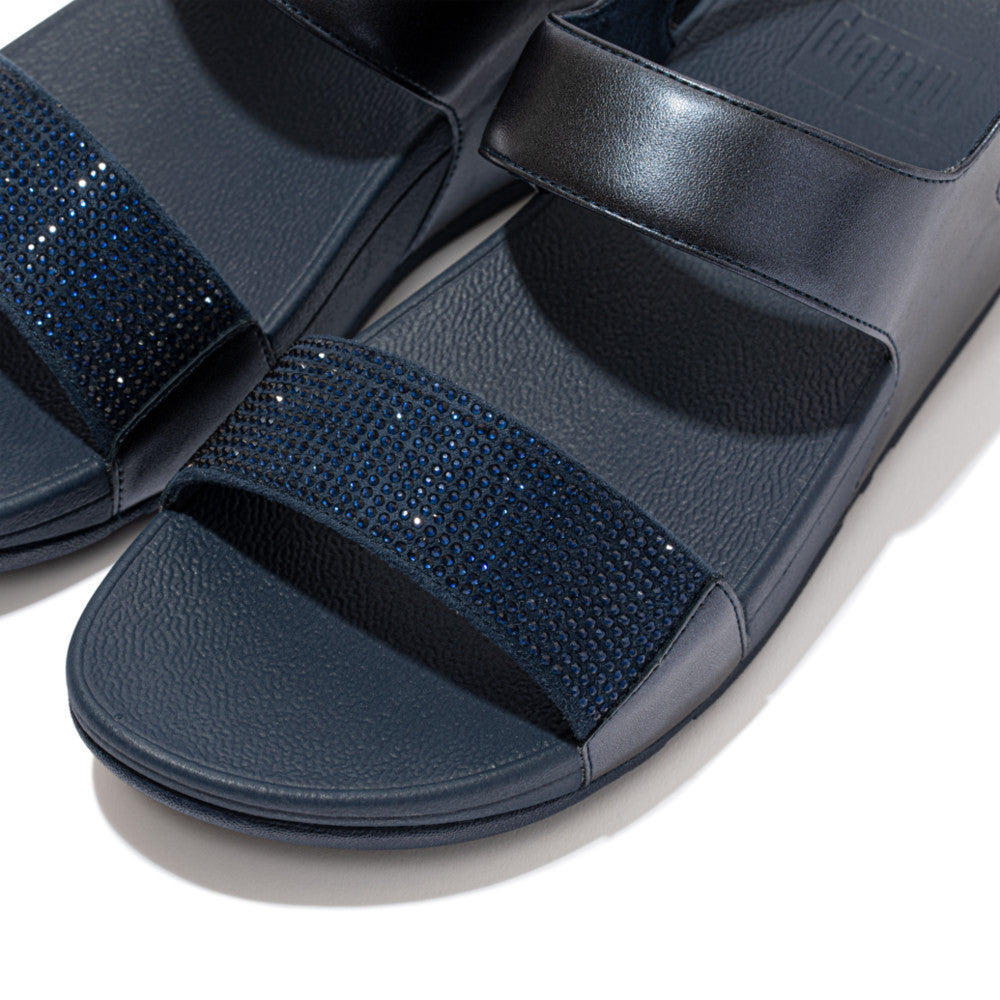 Fit-Flop Lulu Sandal Hotfix Midnight Navy פיט פלופ סנדלי נשים