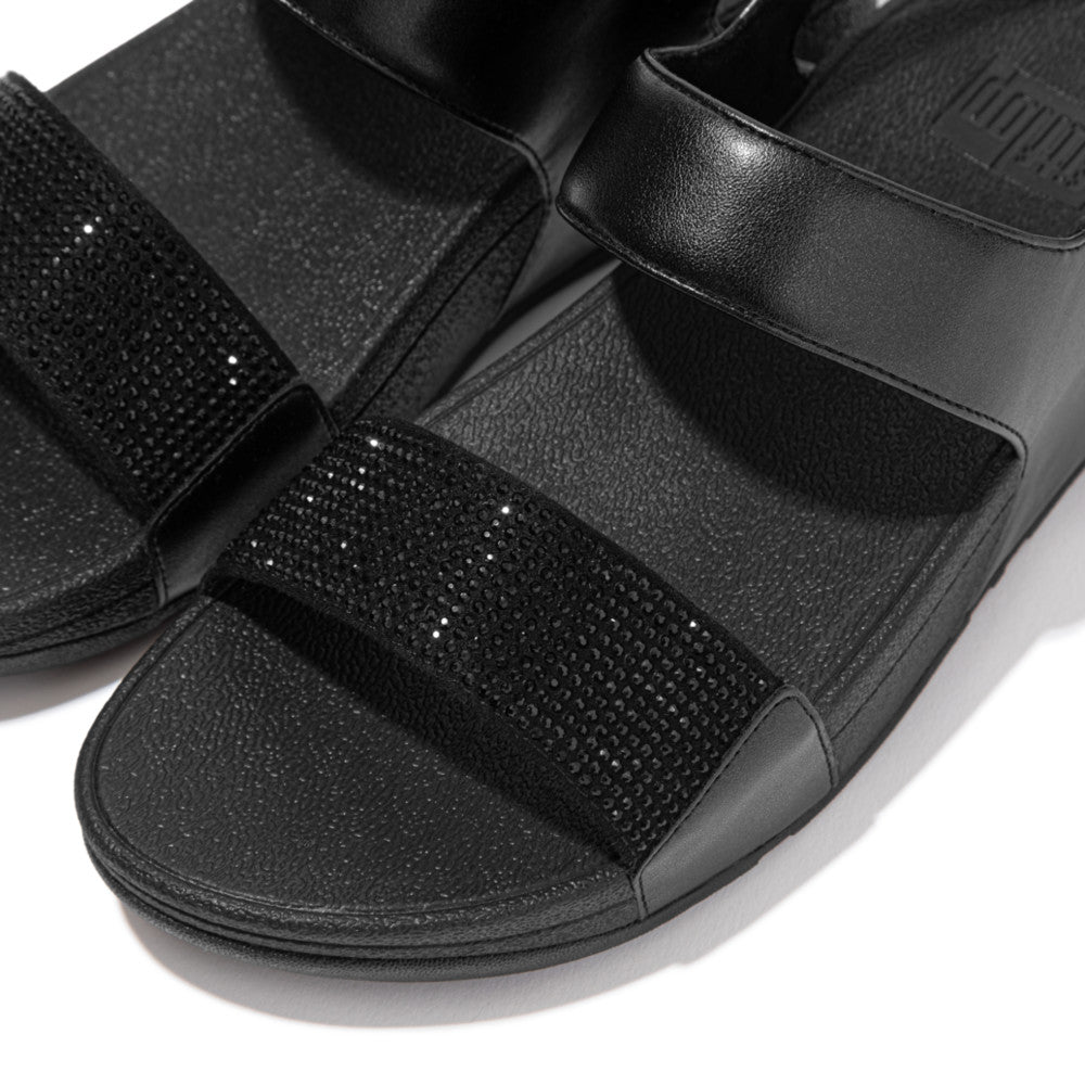 Fit-Flop Lulu Sandal Hotfix Black פיט פלופ סנדלי נשים
