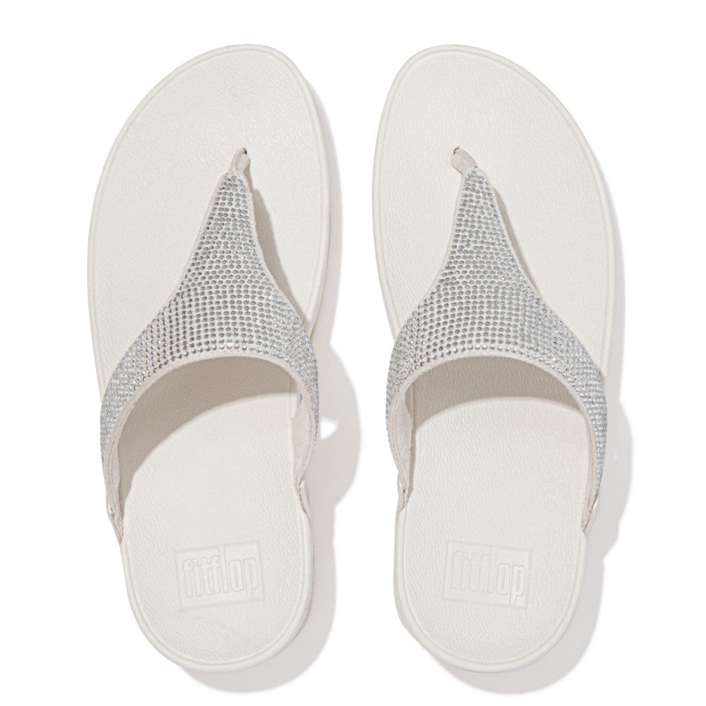 Fit-Flop Lulu Toe Post Hotfix Egret פיט פלופ כפכפי נשים