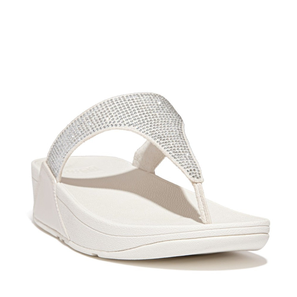 Fit-Flop Lulu Toe Post Hotfix Egret פיט פלופ כפכפי נשים