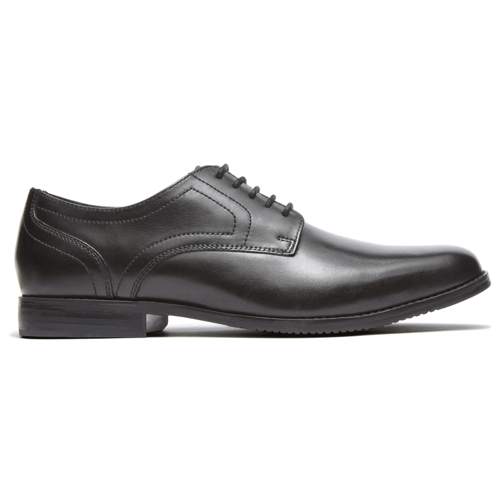 נעלי גברים אלגנטיות Rockport Stylepurpose Plaintoe Black