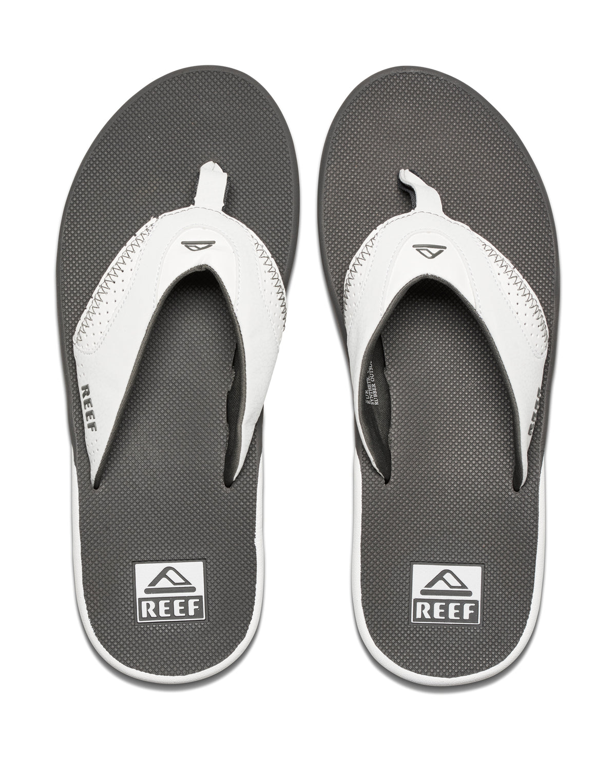 כפכפי גברים ריף REEF FANNING GREY WHITE (4587898863690)