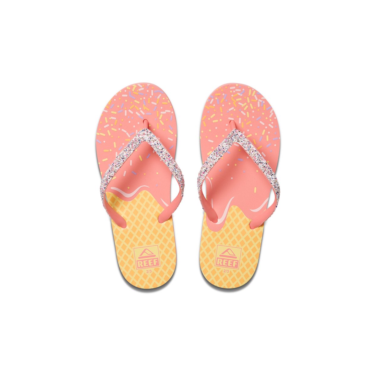 Reef Kids Stargazer Prints Ice Cream - ריף כפכפי ילדים