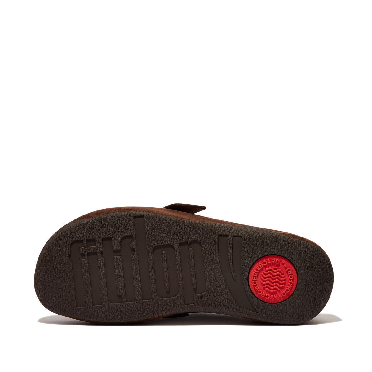 Fit-Flop Shuv Buckle-Strap Chocolate Brown  שוב רצועה חום פיט פלופ נעלי נשים