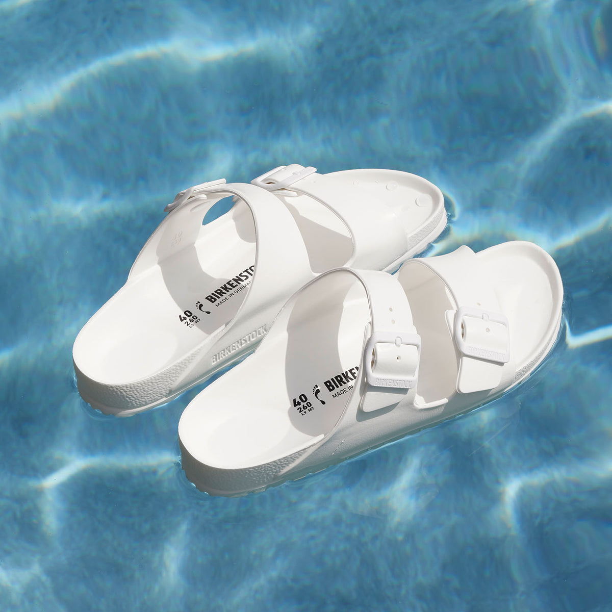 בירקנשטוק כפכפים לגברים לבן Birkenstock Arizona EVA White