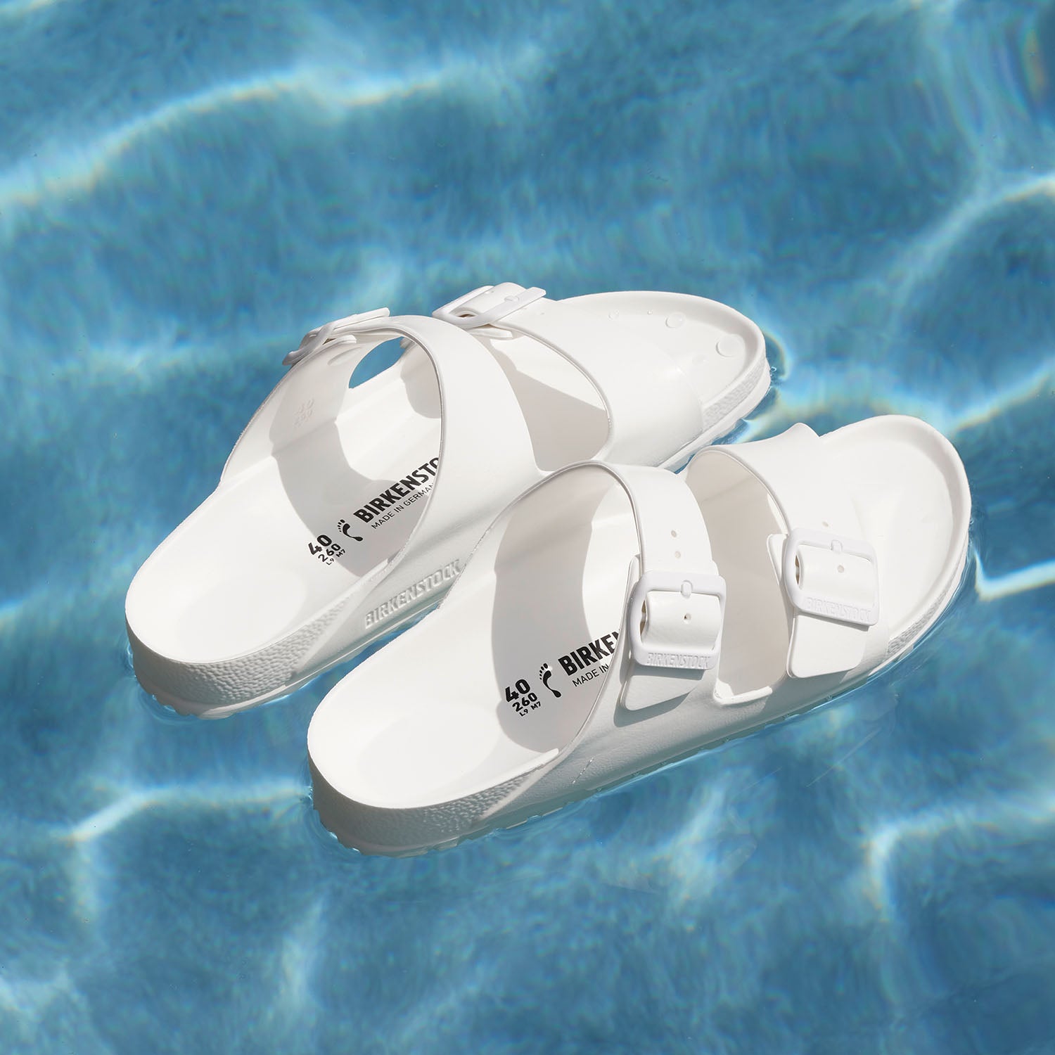 בירקנשטוק כפכפים לגברים לבן Birkenstock Arizona EVA White