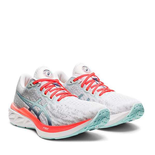 Asics Dynablast 2 Women White Blue נעלי נשים אסיקס