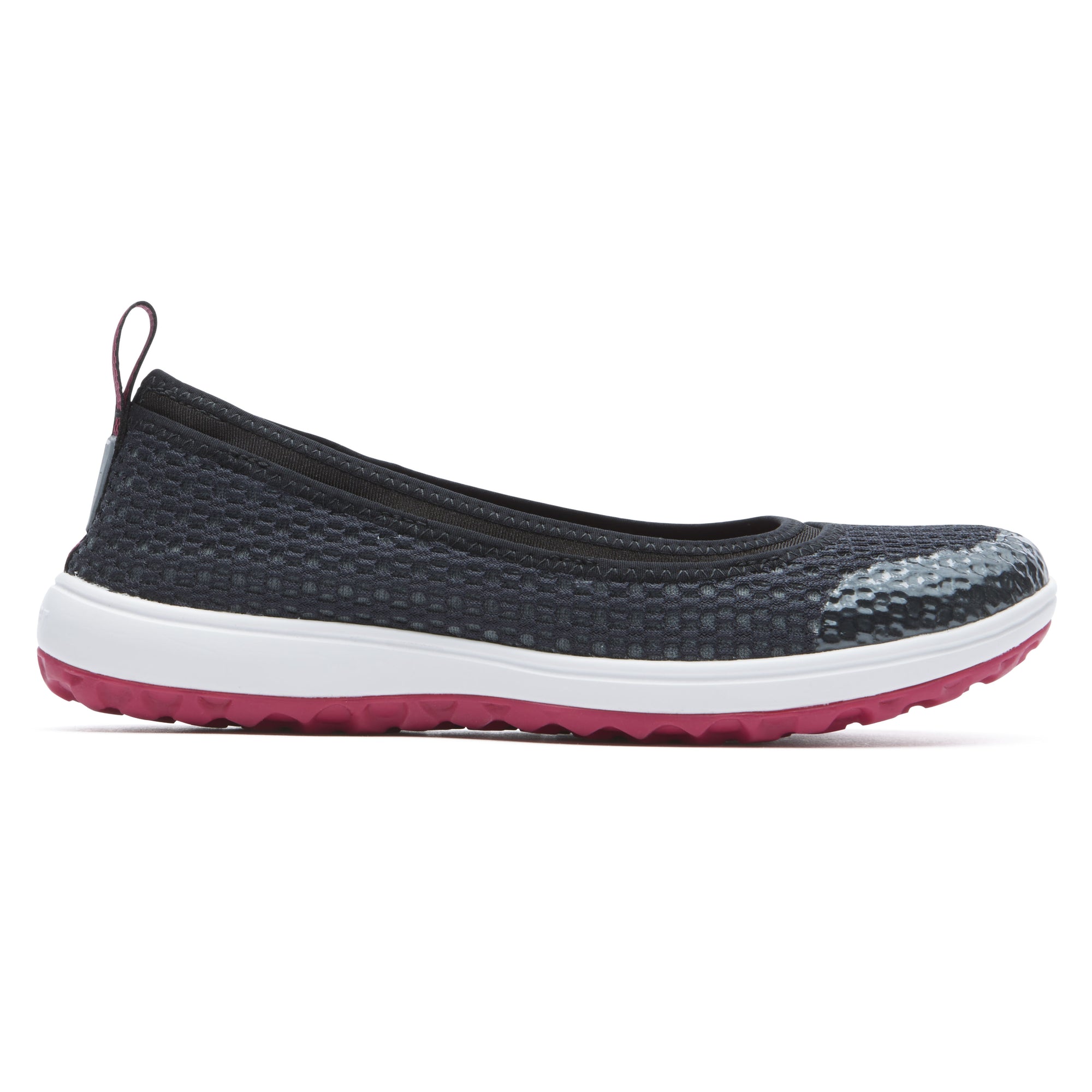 רוקפורט נעלי נשים Rockport V78722W 360 Wash Ballet Black Fuschia (4538817413194)