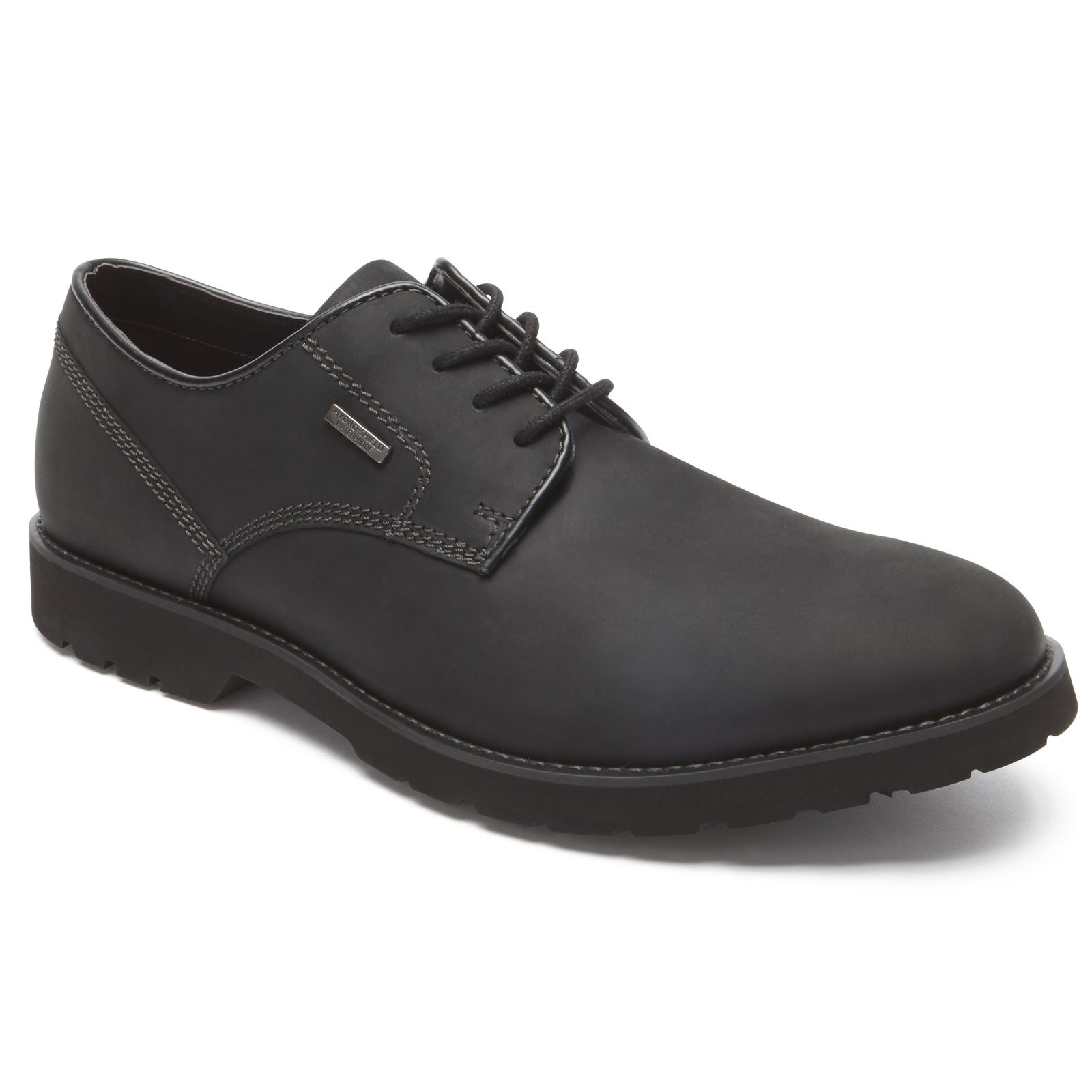 נעלי גברים קלאסיק זון פליין טו שחור Rockport Classiczone WP Plain Toe Black (4571631845450)