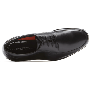 רוקפורט נעלי גברים אלגנטיות צ'ארלס רוד אפרון שחור  Rockport V82591W Charlesroad Apron Toe (4537509642314)