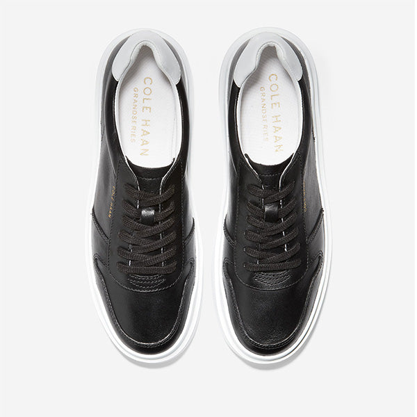 נעלי נשים קול האן Cole Haan Grandpro Rally Court Sneaker Black Optic White