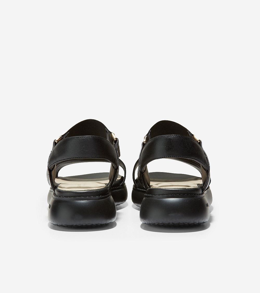 Cole Haan Grand Ambition Carmel Sandal Black קול האן סנדלי נשים