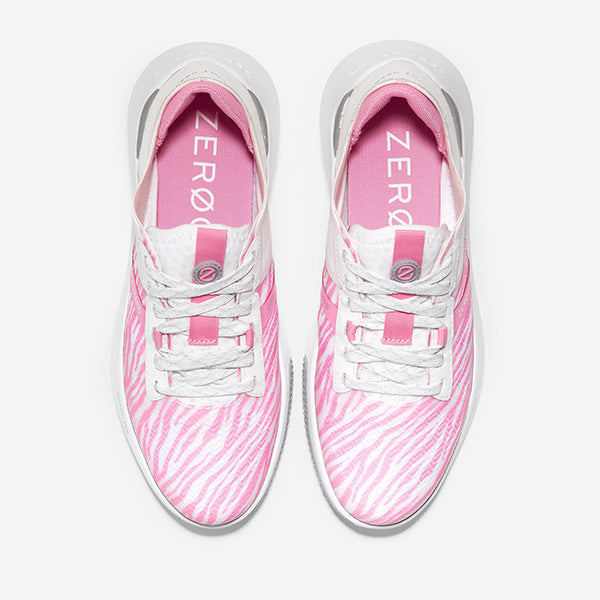 Cole Haan נעלי נשים קול האן Zerogrand Winner Tennis Sneaker Watermelon Zebra Print
