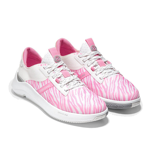 Cole Haan נעלי נשים קול האן Zerogrand Winner Tennis Sneaker Watermelon Zebra Print
