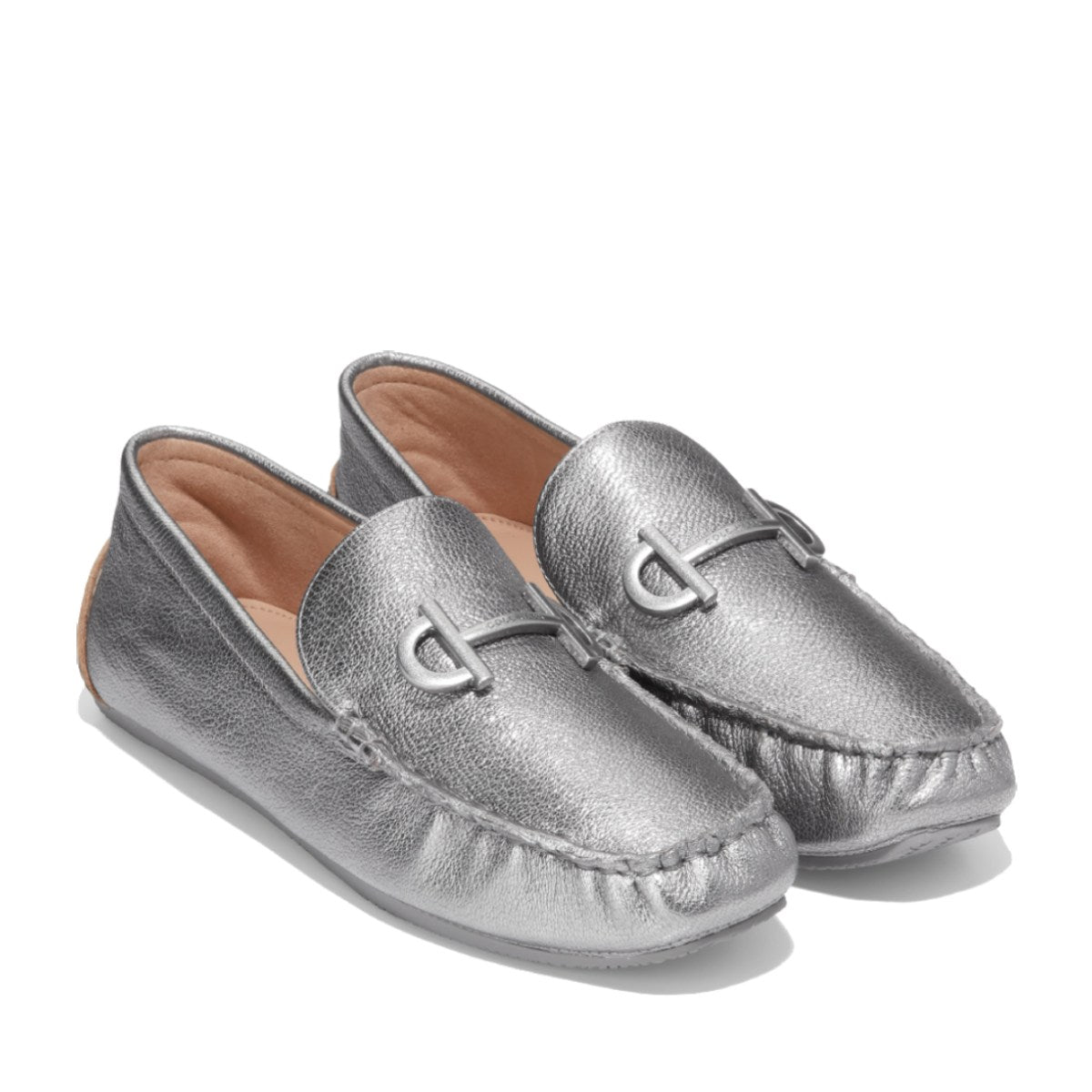 Cole Haan Tully Driver Pewter נעלי נשים קול האן