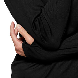 Asics Silver LS Top Black חולצת נשים אסיקס