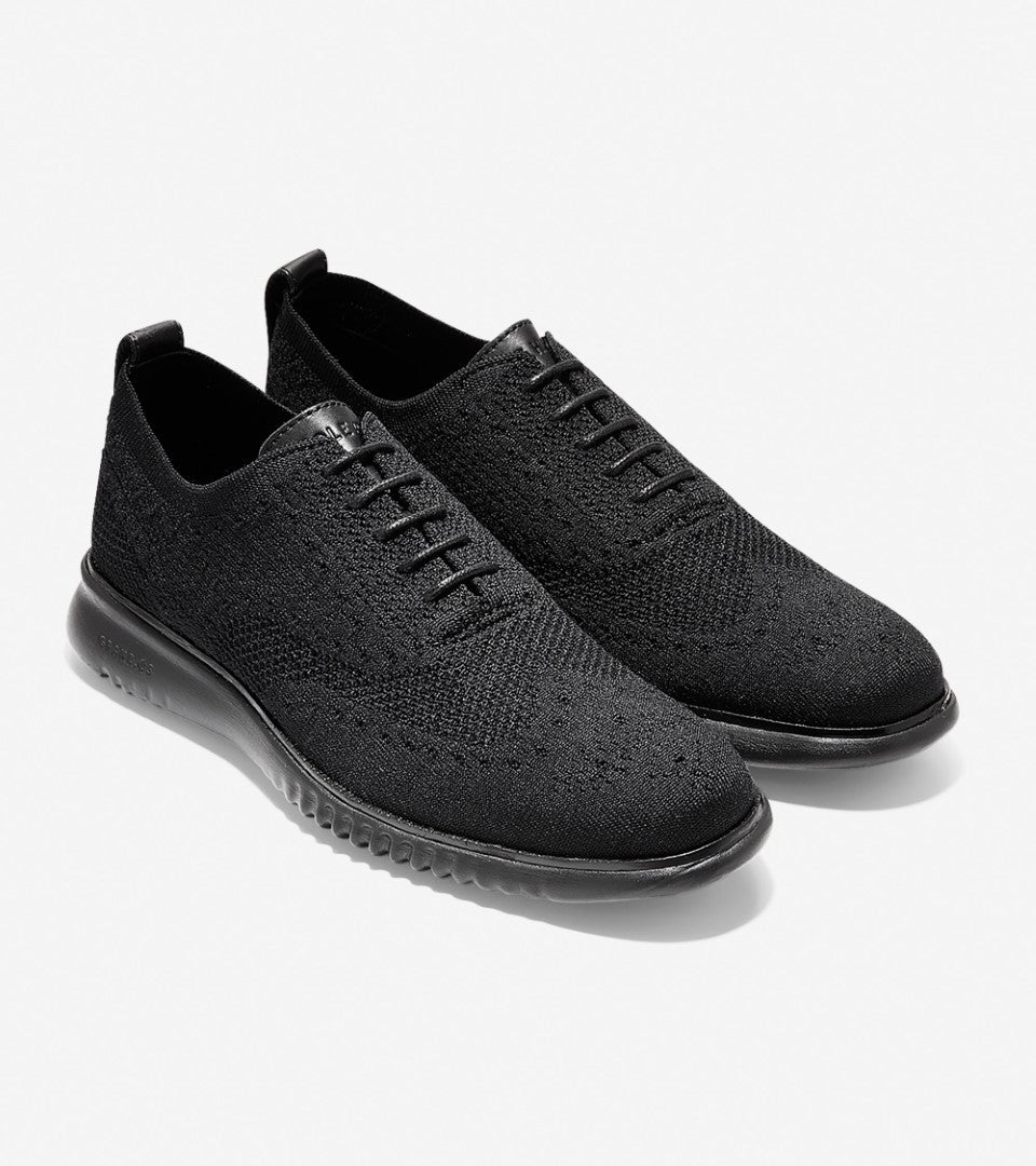 Cole Haan נעלי גברים קול האן Zerogrand Stitchlite Oxford Black