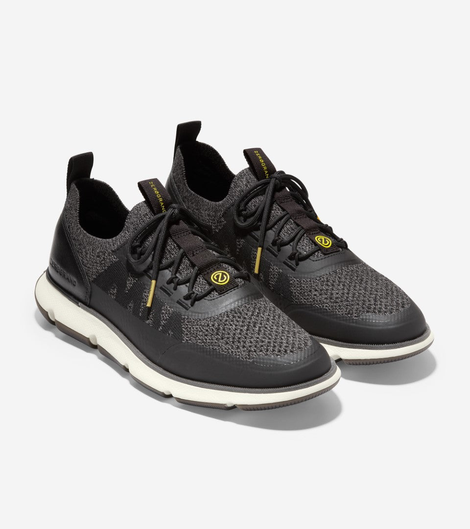 Cole Haan Zerogrand Stitchlite Sneaker Wr Black Ivory סניקרס גברים קול האן