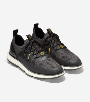 Cole Haan Zerogrand Stitchlite Sneaker Wr Black Ivory סניקרס גברים קול האן