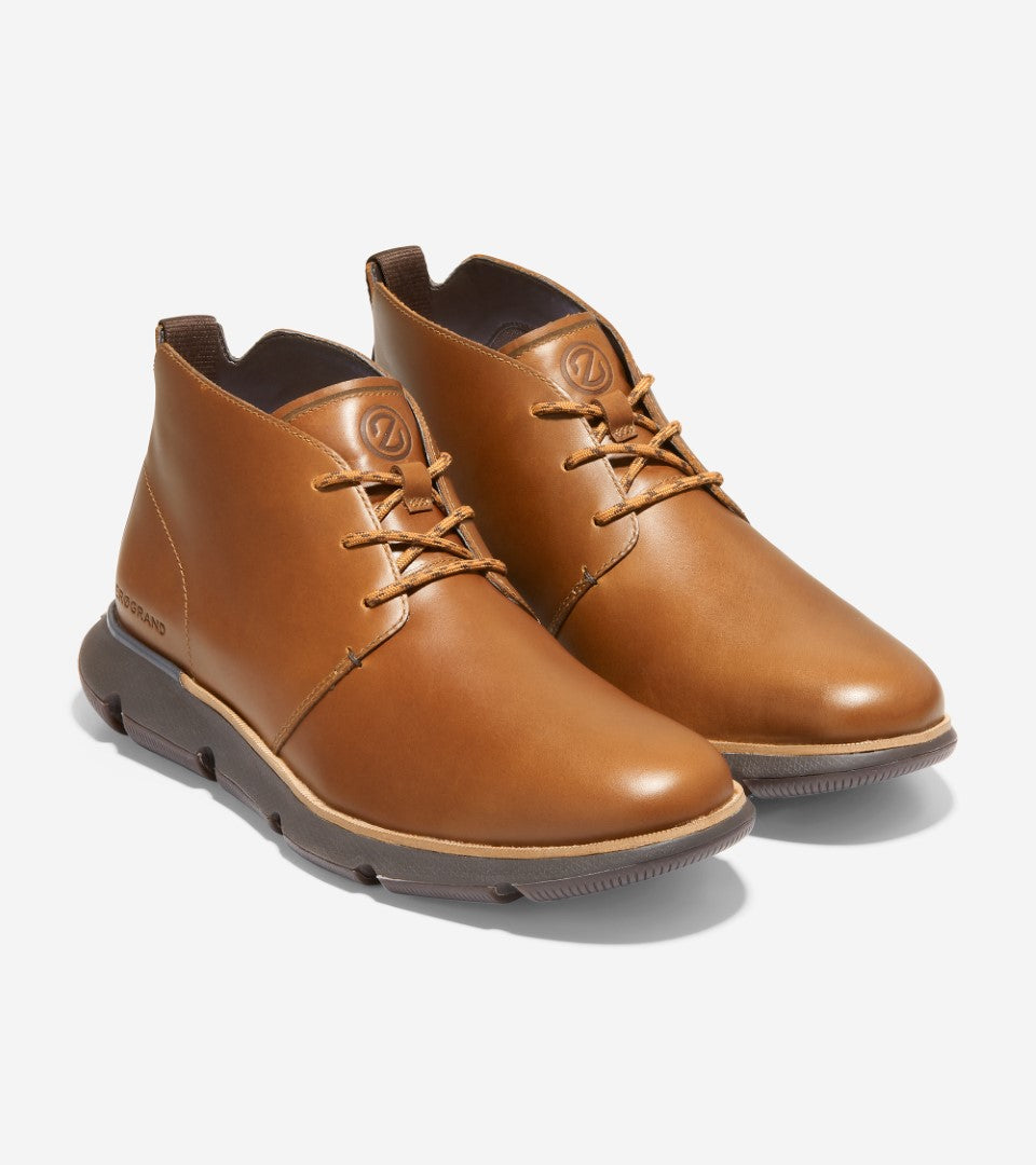 Cole Haan מגפי גברים קול האן Zerogrand Chukka Wp Ch British Tan