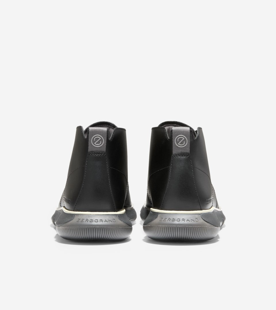 Cole Haan Zerogrand Chukka Wp Black Pavement מגפי גברים קול האן