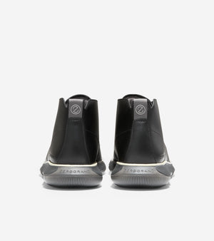 Cole Haan Zerogrand Chukka Wp Black Pavement מגפי גברים קול האן