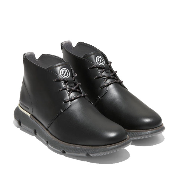 Cole Haan Zerogrand Chukka Wp Black Pavement מגפי גברים קול האן