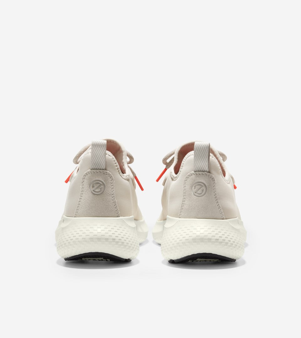 Zerogrand Changepace Lace Up Sneaker Dove Ivory Black Yellow