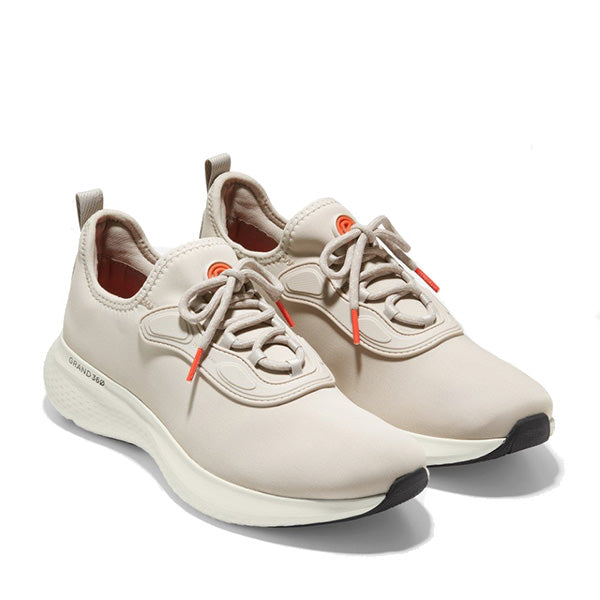 Zerogrand Changepace Lace Up Sneaker Dove Ivory Black Yellow