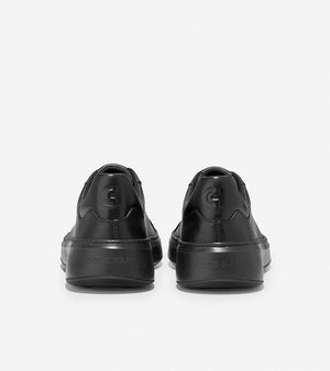 Cole Haan Grandpro Topspin Sneaker Black Leather Black קול האן נעלי גברים
