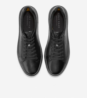 Cole Haan Grandpro Topspin Sneaker Black Leather Black קול האן נעלי גברים