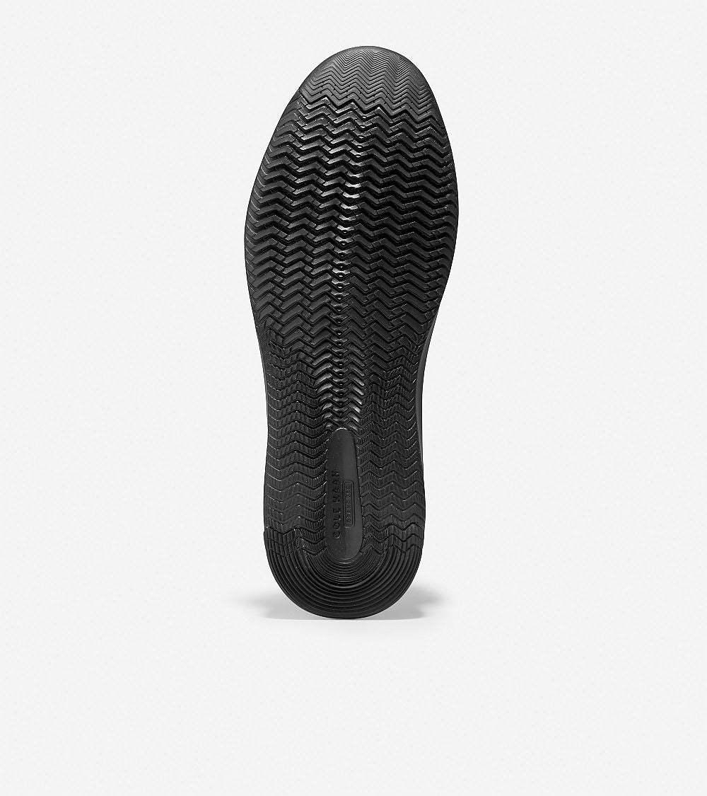 Cole Haan Grandpro Topspin Sneaker Black Leather Black קול האן נעלי גברים