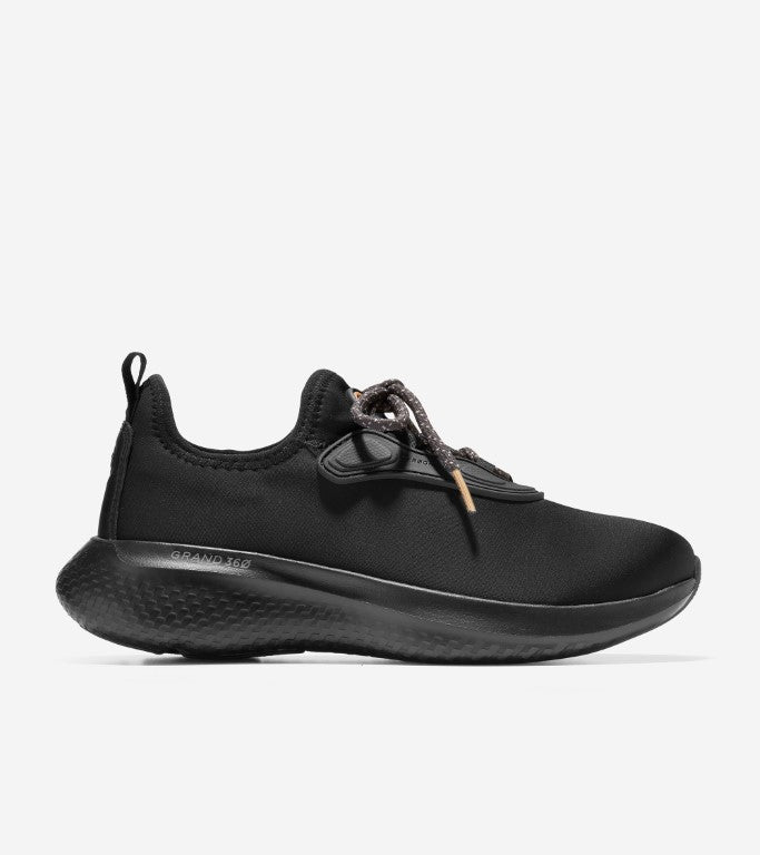 Cole Haan סניקרס נשים קול האן Zerogrand Changepace Laceup Sneaker Black Charcoal Gray Yellow