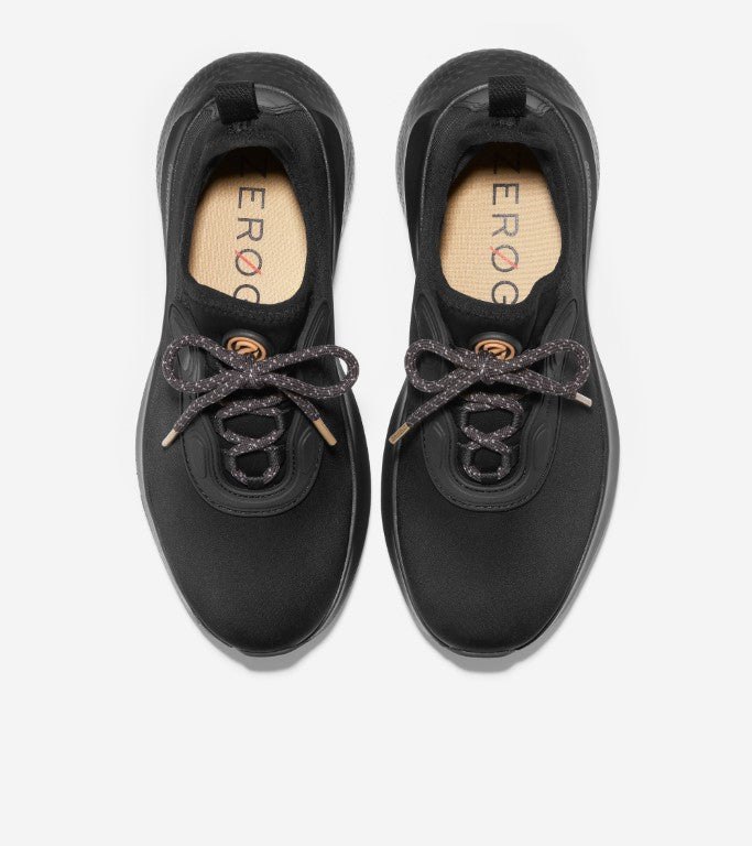 Cole Haan סניקרס נשים קול האן Zerogrand Changepace Laceup Sneaker Black Charcoal Gray Yellow