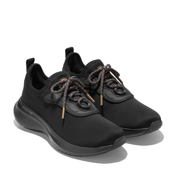 Cole Haan סניקרס נשים קול האן Zerogrand Changepace Laceup Sneaker Black Charcoal Gray Yellow