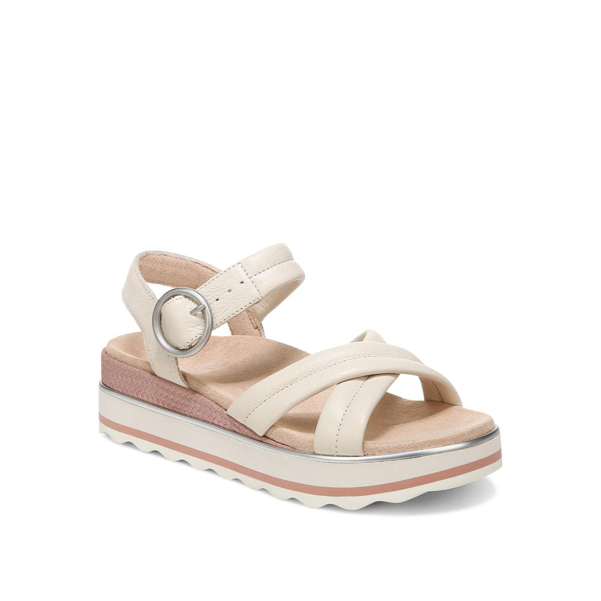 Vionic Reyna Cream Med סנדלי ויוניק לנשים